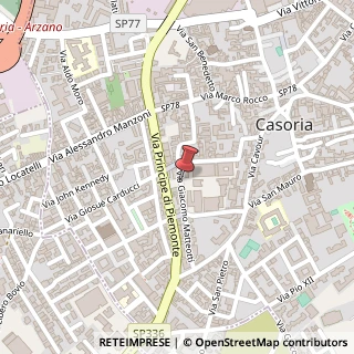 Mappa Via matteotti giacomo 19, 80026 Casoria, Napoli (Campania)