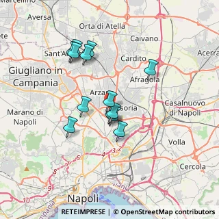 Mappa Piazzale Attila Sallustro, 80020 Casavatore NA, Italia (3.25308)