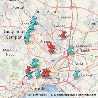 Mappa Piazzale Attila Sallustro, 80020 Casavatore NA, Italia (5.048)