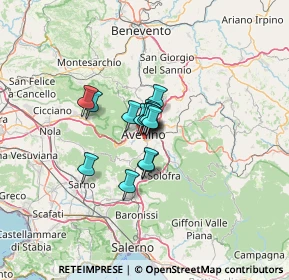 Mappa Via Giulio Acciani, 83100 Avellino AV, Italia (6.64133)