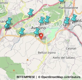 Mappa Via Giulio Acciani, 83100 Avellino AV, Italia (2.72273)