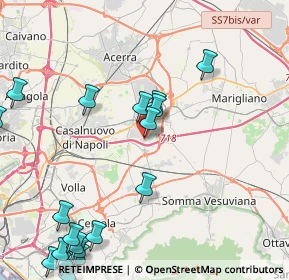 Mappa Via Alba, 80038 Pomigliano d'Arco NA, Italia (6.20526)