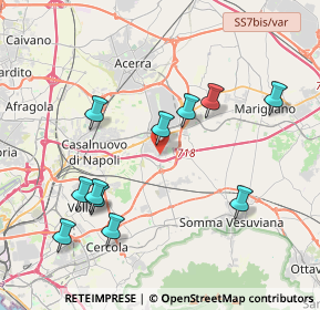 Mappa Via Alba, 80038 Pomigliano d'Arco NA, Italia (4.38455)