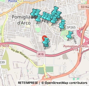 Mappa Via Alba, 80038 Pomigliano d'Arco NA, Italia (0.5065)