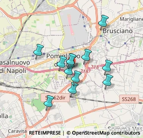 Mappa Via Alba, 80038 Pomigliano d'Arco NA, Italia (1.44667)