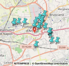 Mappa Via Alba, 80038 Pomigliano d'Arco NA, Italia (1.6635)