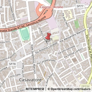 Mappa Via galdieri rocco 43, 80020 Casavatore, Napoli (Campania)