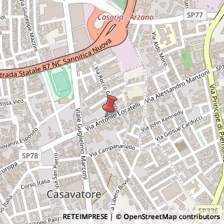 Mappa Via a. locatelli 96, 80020 Casavatore, Napoli (Campania)