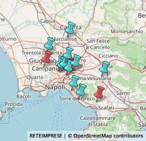 Mappa Via S. Giuseppe Moscati, 80013 Casalnuovo di Napoli NA, Italia (9.63538)