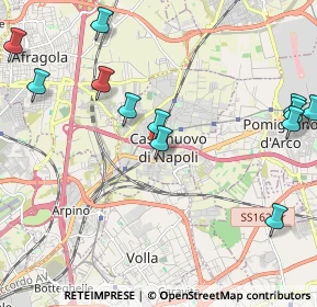 Mappa Via S. Giuseppe Moscati, 80013 Casalnuovo di Napoli NA, Italia (2.77417)
