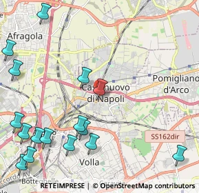 Mappa Via S. Giuseppe Moscati, 80013 Casalnuovo di Napoli NA, Italia (3.14438)