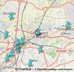 Mappa Via S. Giuseppe Moscati, 80013 Casalnuovo di Napoli NA, Italia (2.962)