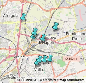 Mappa Via S. Giuseppe Moscati, 80013 Casalnuovo di Napoli NA, Italia (1.80077)