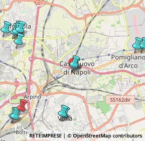 Mappa Via S. Giuseppe Moscati, 80013 Casalnuovo di Napoli NA, Italia (3.35333)