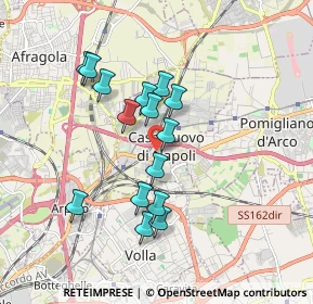 Mappa Via S. Giuseppe Moscati, 80013 Casalnuovo di Napoli NA, Italia (1.65933)