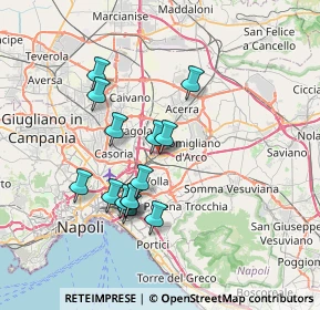 Mappa Via S. Giuseppe Moscati, 80013 Casalnuovo di Napoli NA, Italia (6.71429)