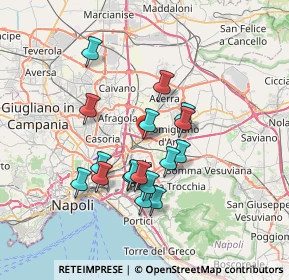 Mappa Via S. Giuseppe Moscati, 80013 Casalnuovo di Napoli NA, Italia (6.51647)