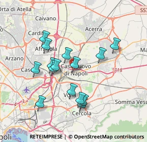 Mappa Via S. Giuseppe Moscati, 80013 Casalnuovo di Napoli NA, Italia (3.54267)