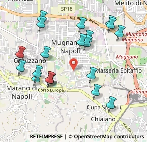 Mappa Via Napoli, 80018 Mugnano di Napoli NA, Italia (1.1395)