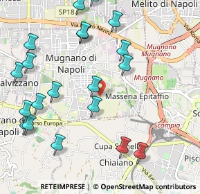 Mappa Via Papa, 80018 Mugnano di Napoli NA, Italia (1.343)