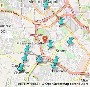 Mappa Via della Resistenza, 80145 Napoli NA, Italia (1.2925)