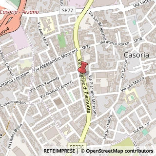 Mappa Via Giosuè Carducci, 1, 80026 Casoria, Napoli (Campania)