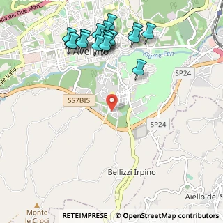 Mappa Via Scotellaro, 83100 Avellino AV, Italia (1.3405)