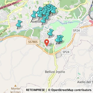 Mappa Via Scotellaro, 83100 Avellino AV, Italia (1.3435)