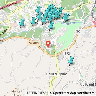 Mappa Via Scotellaro, 83100 Avellino AV, Italia (1.391)