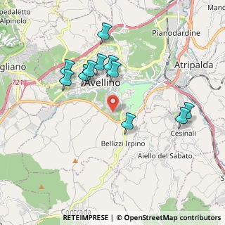 Mappa Via Scotellaro, 83100 Avellino AV, Italia (1.97636)