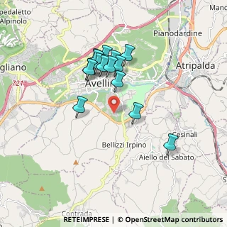 Mappa Via Scotellaro, 83100 Avellino AV, Italia (1.66313)