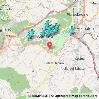 Mappa Via Scotellaro, 83100 Avellino AV, Italia (1.60182)