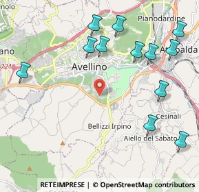 Mappa Via Scotellaro, 83100 Avellino AV, Italia (2.81)