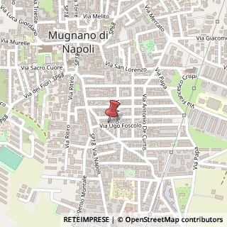 Mappa Via Ugo Foscolo, 3, 80018 Mugnano di Napoli, Napoli (Campania)