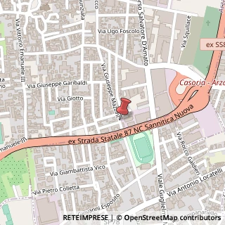 Mappa Via Camillo Mastrocinque,  8, 80022 Arzano, Napoli (Campania)