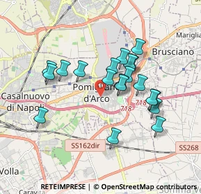 Mappa Via Lombardi, 80038 Pomigliano d'Arco NA, Italia (1.679)