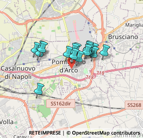 Mappa Via Lombardi, 80038 Pomigliano d'Arco NA, Italia (1.29118)