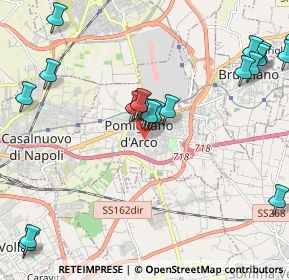 Mappa Via Lombardi, 80038 Pomigliano d'Arco NA, Italia (2.764)