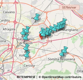 Mappa Via Lombardi, 80038 Pomigliano d'Arco NA, Italia (3.192)