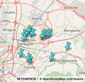 Mappa Via Lombardi, 80038 Pomigliano d'Arco NA, Italia (3.174)