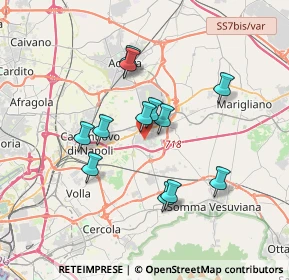 Mappa Via Lombardi, 80038 Pomigliano d'Arco NA, Italia (3.2525)