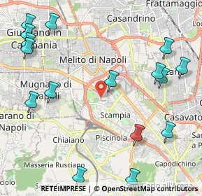 Mappa Via Ernesto Rossi, 80145 Melito di Napoli NA, Italia (3.03813)