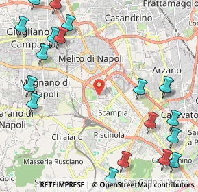 Mappa Via Ernesto Rossi, 80145 Melito di Napoli NA, Italia (3.29368)