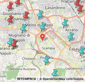 Mappa Via Ernesto Rossi, 80145 Melito di Napoli NA, Italia (3.16765)