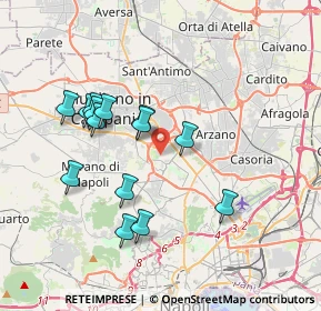 Mappa Via Ernesto Rossi, 80145 Melito di Napoli NA, Italia (3.73071)