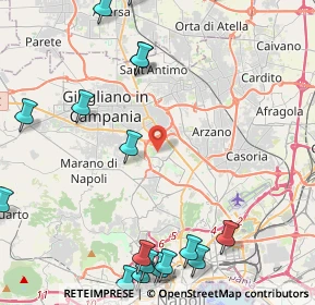 Mappa Via Ernesto Rossi, 80145 Melito di Napoli NA, Italia (6.67579)