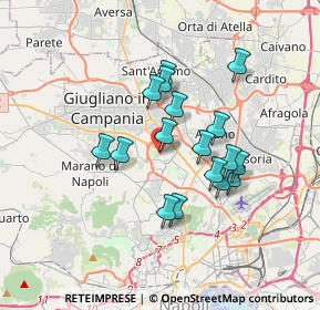 Mappa 80145 Melito di Napoli NA, Italia (3.08471)