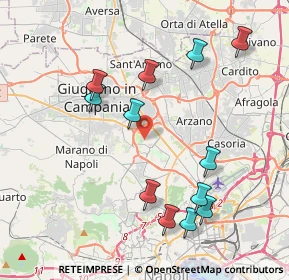Mappa Via Ernesto Rossi, 80145 Melito di Napoli NA, Italia (4.52917)