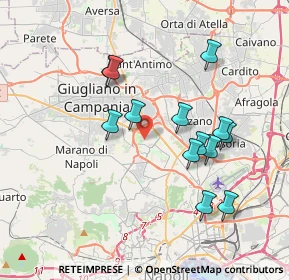 Mappa Via Ernesto Rossi, 80145 Melito di Napoli NA, Italia (3.76846)