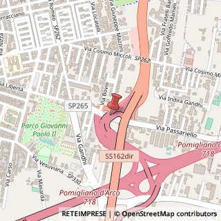 Mappa Via Passariello, Snc, 80038 Pomigliano d'Arco, Napoli (Campania)